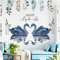 Nicole Knupfer Schwan Wandsticker, Wandtattoo Wasserdicht Wandaufkleber für Schlafzimmer Home Dekoration Aufkleber Wohnzimmer