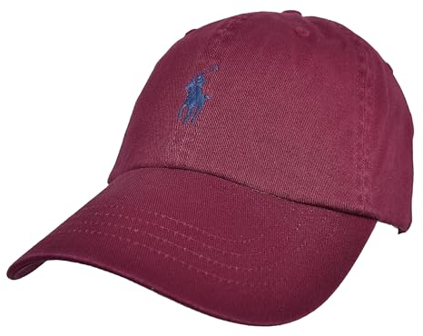 Ralph Lauren Classic Sport Cap Basecap Rot Weinrot One Size