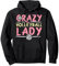 Crady Volleyball Lady Funny Player Coach Ladies Women Girls Pullover Hoodie