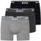 BOSS Mens BoxerBr 3P Power Three-Pack of Stretch-Cotton Boxer Briefs with Logos