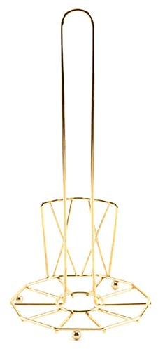 Nordic Style Vertical Floor Standing Paper Roll Dining Table Towel Holder Stand Toilet Paper Rack Bathroom Toilet Paper Backet,Gold