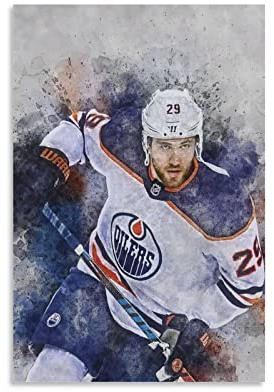 AIPHE Kunstwerk Malerei Leinwanddrucke Leon Draisaitl Poster Art Room Modern Family Home Decor Painting Picture 60x90cm Kein Rahmen