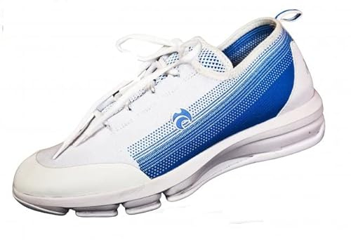 Henselite HM62 Mens Lawn Bowls Shoe-Blue-11