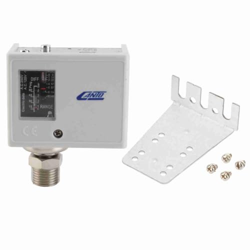 Öldruckschalter Wasserdruckschalter -Druckschalter Pumpendruckschalter, Elektronischer G1/2''-Druckregelschalter Luftwasserpumpe Kompressordruckregler