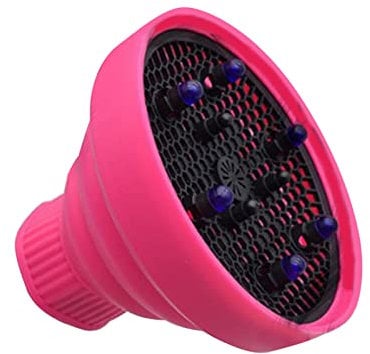 Universal Hair Diffuser,Hair Dryer Diffuser Attachment for 3.5‑5cm Hair Dryer Nozzles Silicone Hair Diffuser Adaptable Curly Wavy Hair Dryer Attachment for Home Salon