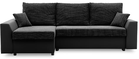 Eckcouch Paul 1 PRO mit Bettkasten! Best! Wohnzimmer möbel mit schlaffunktion. Polstermöbel, bequem schlafcouch. (LAWA 06 + REAL 11)