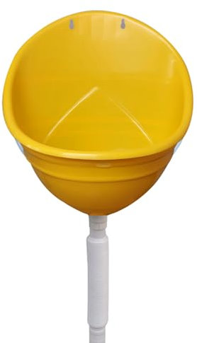 Kunststoff-Urinale für Männer, wasserfreie Urinale mit Schlauch,Großer Outdoor-Camping-Urinal-Umsteller für öffentliche Toiletten,Wandmontierte spritzwassergeschützte Spülurinale Komposttoilette