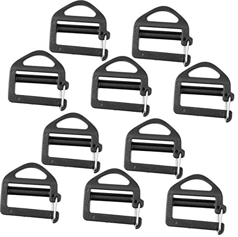 Tofficu 20 Stück Leiterschnallen Trapezschnallen Für Rucksäcke Taschenschnallen Gurtbandschnallen Rucksackgurtschnallen Robust Und Vielseitig