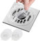 Abfluss Haarfänger,Geepen 40 Stücke Einweg Dusche Haarsieb,Duschabfluss Mesh Aufkleber Kitchen Sink Strainer für Waschbecken,Küche,Badewanne und Duschen