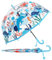 Regenschirm Kinderschirm Stockschirm, Windsicher Robustheit Regen Regenschirm Transparent, Kinderregenschirm Durchsichtig Junge Mädchen, Kuppel-Blasenschirm Durchmesser=70cm Unterwasserwelt