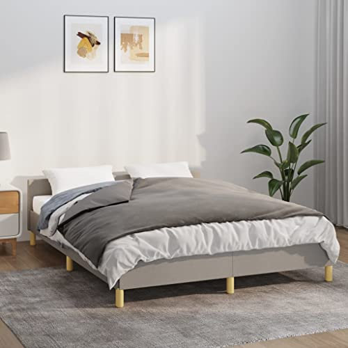 Gewichtsdecke mit Bezug Grau 150x200 cm 7 kg Stoff,350828