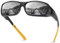 DUCO Herren und Damen Sonnenbrillen Polarisiert Unisex Brille UV400 Schutz Wrap Around Blendschutz Überbrille für Brillenträger Fit-over Polbrille (L Größe Schwarz Rahmen Gelb Temple Grau Linse)