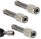 IKOPFLN 3 Stück SDS Plus Adapter, Bohrfutter adapter, 6,35mm(1/4) Bohrerhalter,Silber Sechskantschaft Bithalter,Bit Holder,SDS Adapter für Normales Bohrfutter für Erdbohrer,Wohndekorationsprojekte