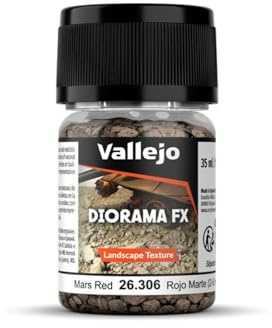 Vallejo AV Diorama FX 35 ml – Marsrot, 2-5 mm, Landschaftstexturen