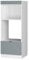 Vicco Armoire Micro-Ondes Fame-Line, Bleu Clair-Gris, 60 cm Ouvert