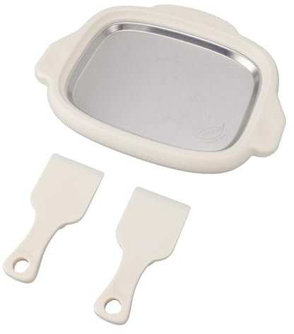 Máquina para Hacer Helados Enrollados, Máquina para Freír Hielo con Enfriamiento Uniforme, Placa de Acero Inoxidable 304 para Hacer Bebidas Frías (Focketxw0z5d6vbc-12)