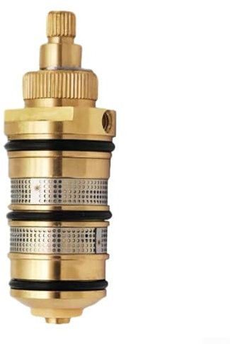 CEHJZQRPL Thermostatische Mischventil, Duschventil, Messingersatz Thermostatische Patrone, Messingersatz Thermostat Patronenbad Mixer Tap Duschventil Reparatur Kit Kit(F)