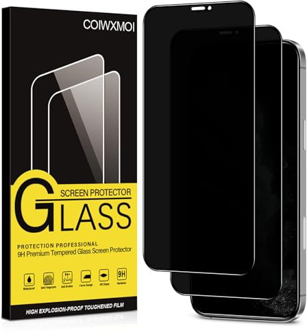 Coiwxmoi Sichtschutz für Apple iPhone 11 Pro Max Anti-Spähen Panzer Schutz Glas Privatsphäre Schutzfolie 9H Härte Kratzfest Bläschenfrei HD Anti Spy Gehärtetes Panzerfolie Blickschutzfolie,2 Stück