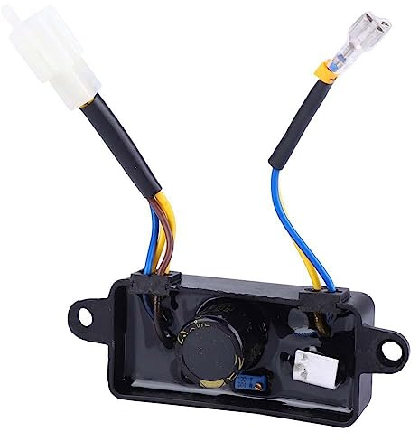TICFOX Regulador Grupo Electrogene, Regulador de Voltaje del Generador Monofásico, 250V 220UF Regulador automático de voltaje para generador AVR universal para generadores de 1-3 kW