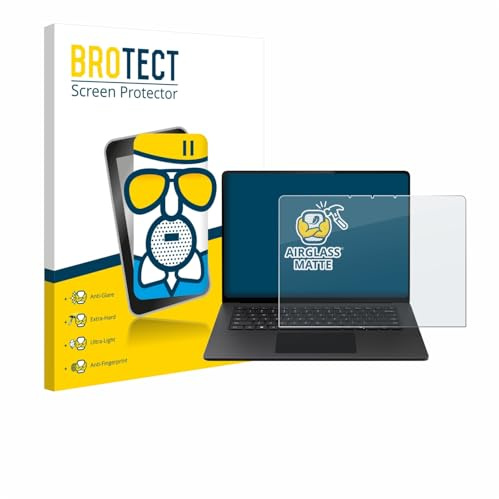 BROTECT Schutzglas für Microsoft Surface Laptop 15 2025 | Entspiegelnder Displayschutz Made in Germany Schutzfolie Glas Matt Anti-Reflex Kratzfest 9H Anti-Fingerprint Einfache Montage