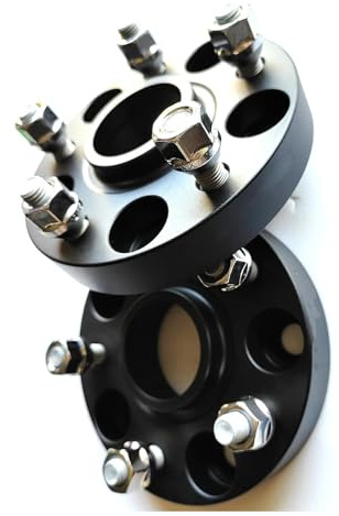 Spurverbreiterungen Für Volvo V90 XC40 T4 XC90 MK2 T5 T6 V70 XC70 C40 S80 S40 Radnabenzentrierte, Geschmiedete Distanzscheiben 5x108 63,3 Mm Spurverbreiterung Für Autos(Schwarz 2St,20 mm)