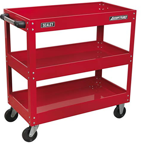 Sealey Cx108 Workshop Trolley 3-Level Heavy-Duty
