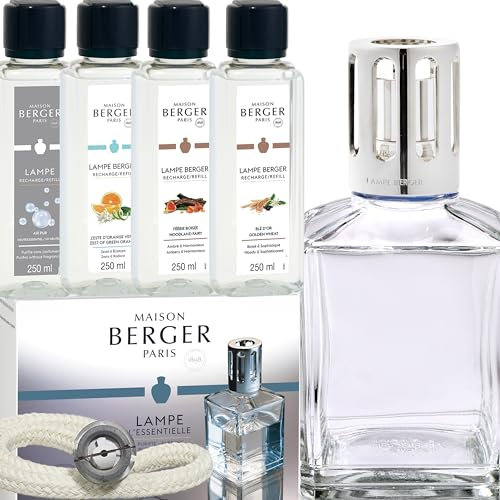 Lampe Berger Paris Geschenkset XXL Cube mit Starterset 4X 250ml Duft Wohlfühlmomente Sommer Edition 2025