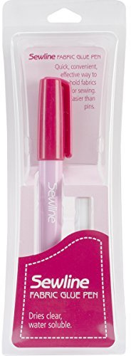 Brand New Sewline Water-Soluble Fabric Glue Pen W/Refill-Blue Brand New by M1N4B6