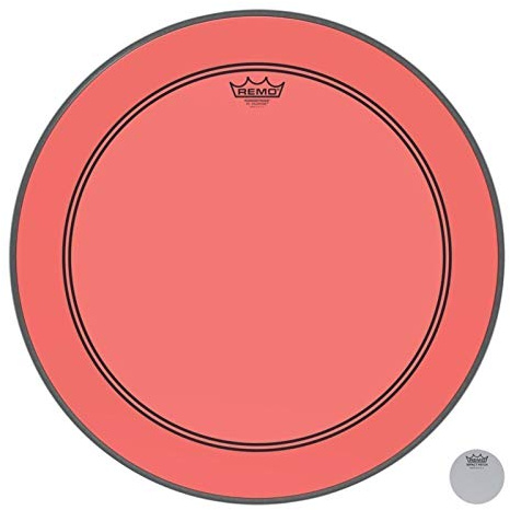 Remo Schlagzeugfell Colortone Powerstroke 3 Clear Rot – 18″ – P3-1318-CT-RD