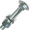 50 x Boulons M8 x 90 tête ronde collet carré Vis TRCC avec Écrou et Rondelle Longueurs 20-200mm choix: 50x M8x90