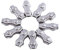 10 Stücke Duplex Klemme, M3 Klemme Seilklemme Drahtseilklemmen Duplex Clips von Edelstahl 2-Post Drahtseil Clip Kabelklemme