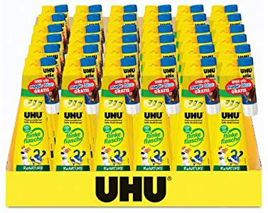 UHU Schulmodul 2019: Vielzweckkleber flinke flasche ReNature, Sie erhalten 1 Packung