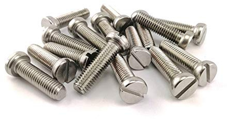Zylinderschrauben Zylinderkopf mit Schlitz Edelstahl A2 DIN 84 (M8x50) x5