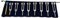Dreld Solfeggio Stimmgabel Set 7 Chakra- und 1 Seelenzweck-Stimmgabel mit Silikonhammer Tasche Reinigungstuch für Heilung Klangtherapie Musikinstrument Ausgleich Vibration (Silber, 8 STK)