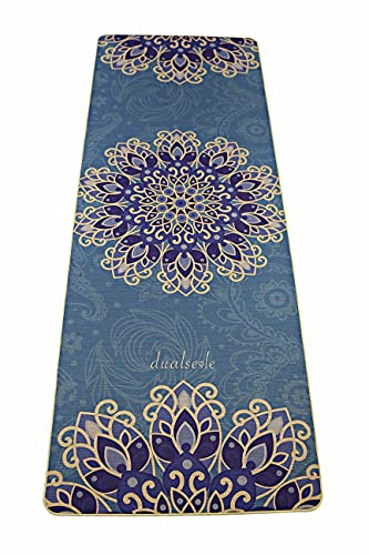 dualseele Eco Yogamatte rutschfest aus Jute und Naturkautschuk mit Tragegurt (183 x 68 x 0,5 cm)