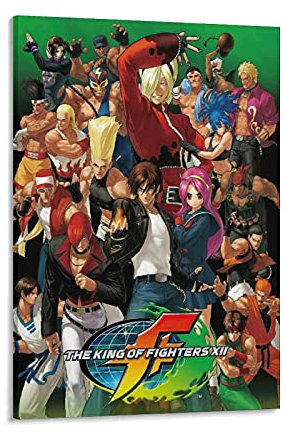 GNKIO King of The Fighter Game Poster Poster Dekorative Malerei Leinwand Wandkunst Wohnzimmer Poster Schlafzimmer Malerei 12x18inch(30x45cm)