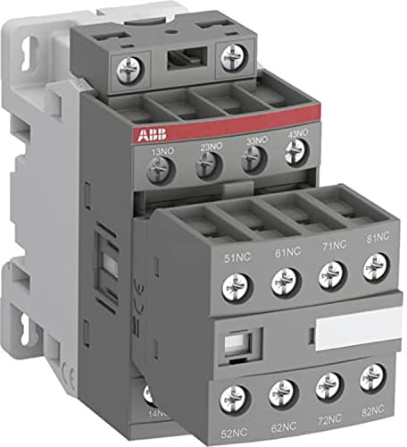 Schutzblock, Modell NFC62E-88, 6 Hilfskontakte NO und 2 NC-Hilfskontakte, 230-240 V, 50 Hz-240-260 V, 60 Hz, Grau, 11,05 x 4,5 x 8,6 cm (1SBH131001R8862)