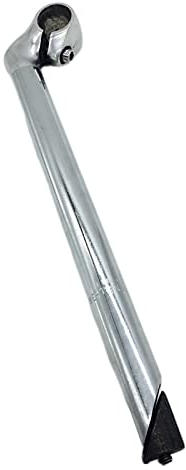 Amagogo Premium Fahrrad Federvorbau Lenker Schwanenhals Lenker 25,4 mm Klemme Klassischer Vorbau Riser Sport Mountainbike Fixed Gear - Silber