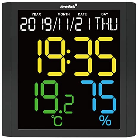 Levenhuk Wezzer PLUS LP10 Thermohygrometer – Thermometer, Hygrometer, Uhr, Wecker