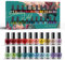 Beauty4Britain 20 x Nail Polish Varnish Set 20 Colours Quick Dry Non Gel Nail Polish Gift Box Blooming Wild
