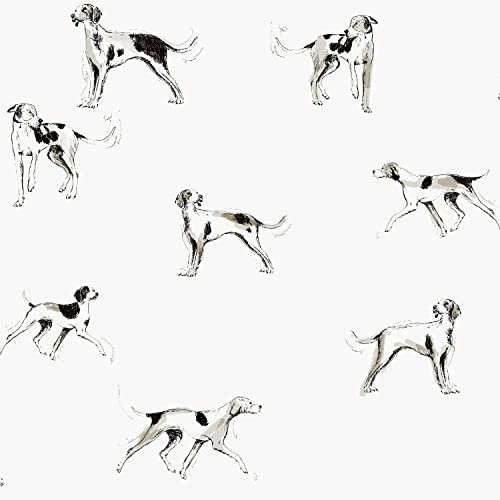 Graham & Brown Joules Sketchy Dogs Cream Wallpaper | Easy Paste The Wall Application | Cream Animal Design | Eco Friendly