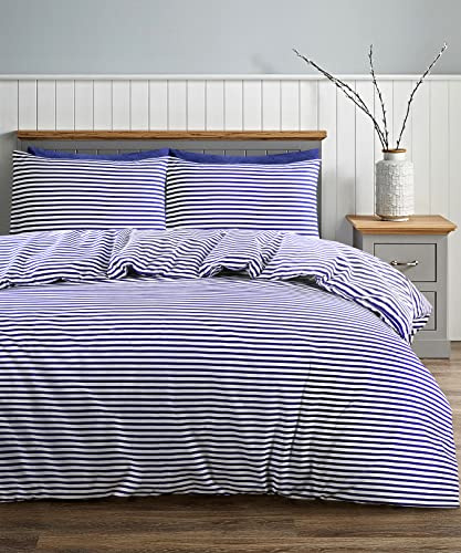 Adam Home King Size Duvet Cover Sets - 3 PCS Ultra Soft Microfiber Duvet Cover King size with Pillowcases (Blue,King)