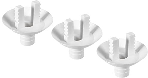 PATIKIL 28mm Aria Condizionatore Scarico Flessibile Connettore, 3pz Gomito Raccordo per Mini-Split Unità e Finestra AC Unità