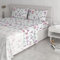 Italian Bed Linen Bettwäsche -Set Baumwolle Athena, Doppelte, Grazia ROSA
