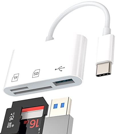 USB C Adapter SD Card Reader TF Micro USB 3.0 OTG Port Docking Station(3in1) Thunderbolt 4 Typec Dongle Cable for compatible for Samsung for Apple for iPhone15 Pro Max Plus for iPad 10、Air4/5、Mini6