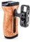 Povxlum Multi-Function Camera Cage Left/Right Side Handle for Photo Expand Cage Wooden Handle Grip Cold Shoe for Mic Video Light