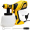 Pistolet a Peinture, 1200 ML Pistolet à Peinture HVLP, Peinture Murale pour Peinture de Maison, clôtures, Meubles, chaises de Jardin, Portes, etc.