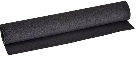 TA-VIGOR Schwarze EVA-Schaumstoffplatten, 33 x 99 cm, 1 mm dicke Schaumstoffplatte für Cosplay, DIY-Kunst- und Bastelprojekte