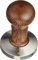 VIA CREMA Kaffee Tamper 54 mm. Siebträger Tamper. Coffee Tamper Made in Italy By Motta (Tamper 54mm, Brown) Kaffeemaschine Siebträger Zubehör