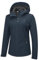 Outdoor Ventures Veste softshell imperméable pour femme - Coupe-vent - Avec capuche - Veste de sport légère - Veste fonctionnelle pour le cyclisme, la randonnée, Bleu nuit, 46